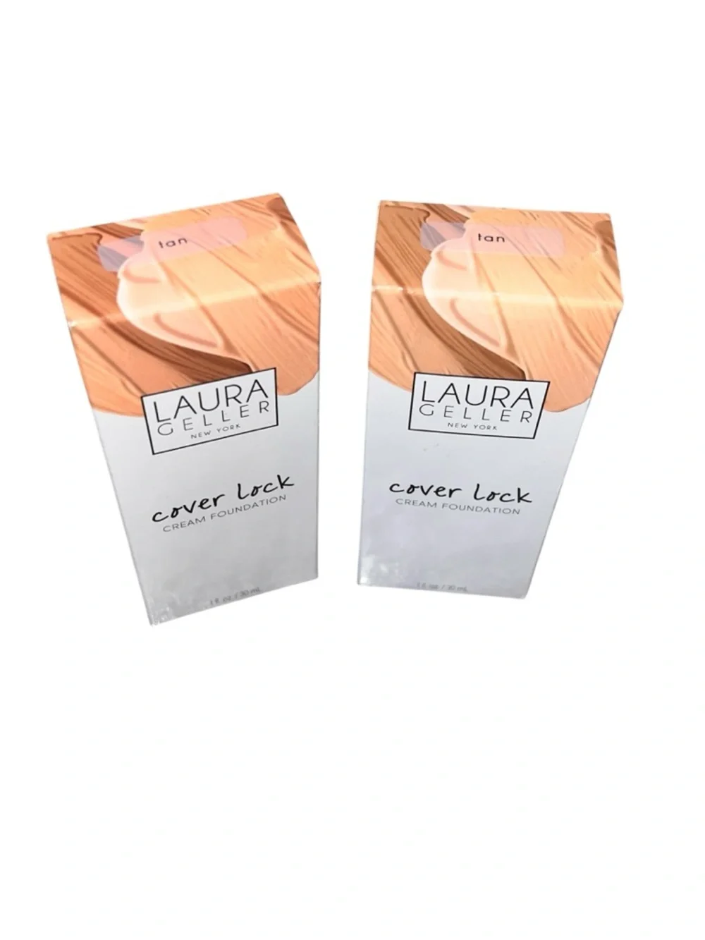 Laura Geller Cover Lock Cream Foundation - Tan Shade (2 Pack)